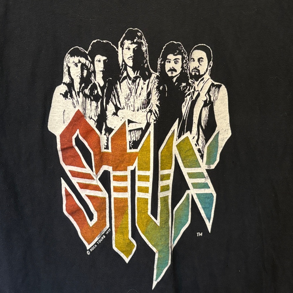 Styx Graphic Black T-Shirt